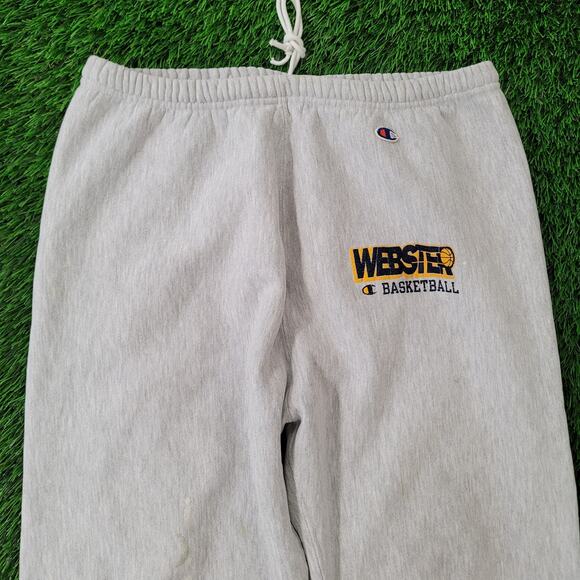 Vintage Champion Webster-University Pants XL Basketball USA - Picture 3 of 16
